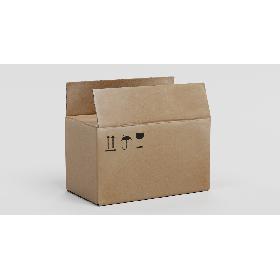 3D Cardboard Box 1 model